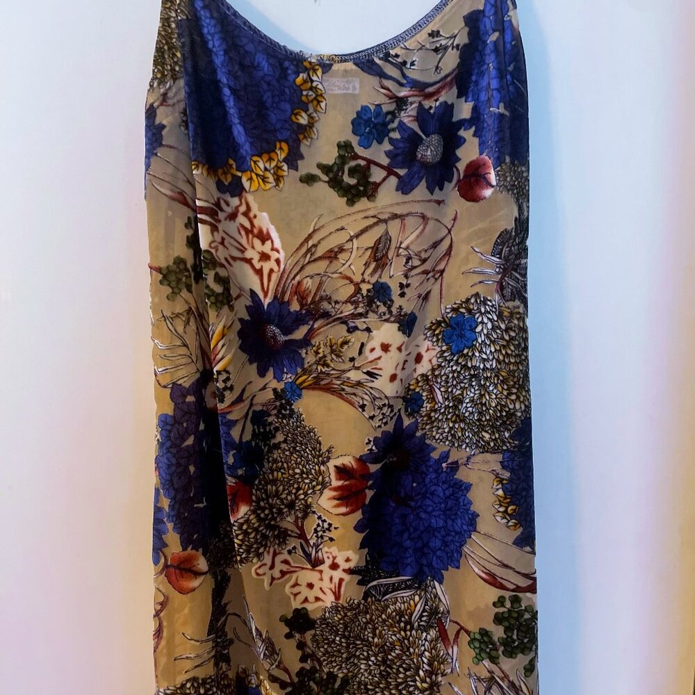 Free People Lilac Wine Velvet Slip Dress